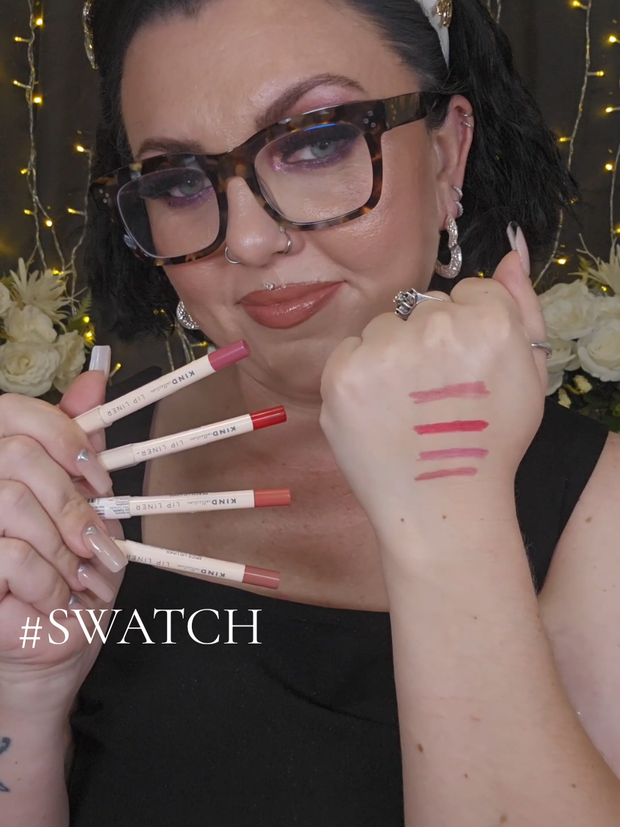 Lets do some SWATCHES prt{13} #eyelinerswatch #thekindcollective #swatch #makeupoftheday #makeupswatch 