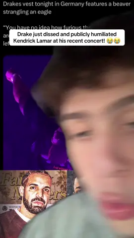 Drake just dissed and publicly humiliated Kendrick Lamar at his recent concert! #drake #kendricklamar 