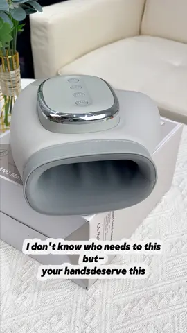 Just got my hand massager, and it’s both gorgeous and functional! Air pressure + heat with three adjustable levels, massage while watching your favorite shows — pure bliss!#modofobeauty #handmassage #arthritisrelief 