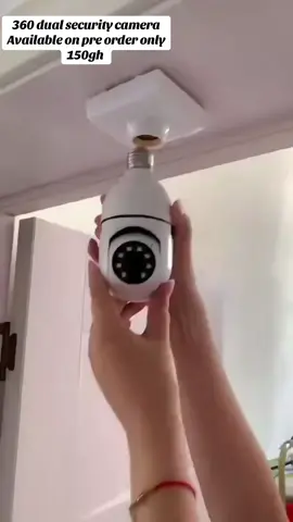 360 dual security camera Available on pre order only 150gh 
