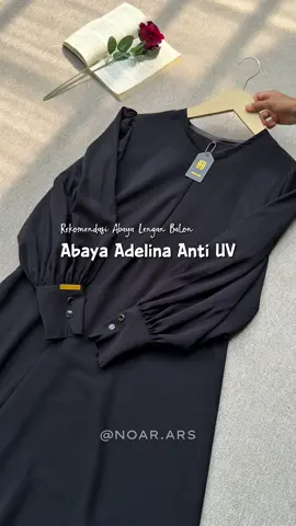 Finally nemuin Abaya lengan balon yang bahannya Anti UV lembut dan adem. 🥹😍