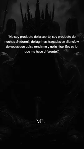 No fue suerte. Fue guerra. #MotivaciónReal #EgoFirme #Superación #Imparable #Disciplina #MentalidadDeAcero #DolorQueForma