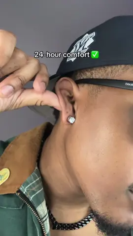 24-hour comfort #earrings #looksmaxing #magneticearrings #GlowUp #magneticearings 