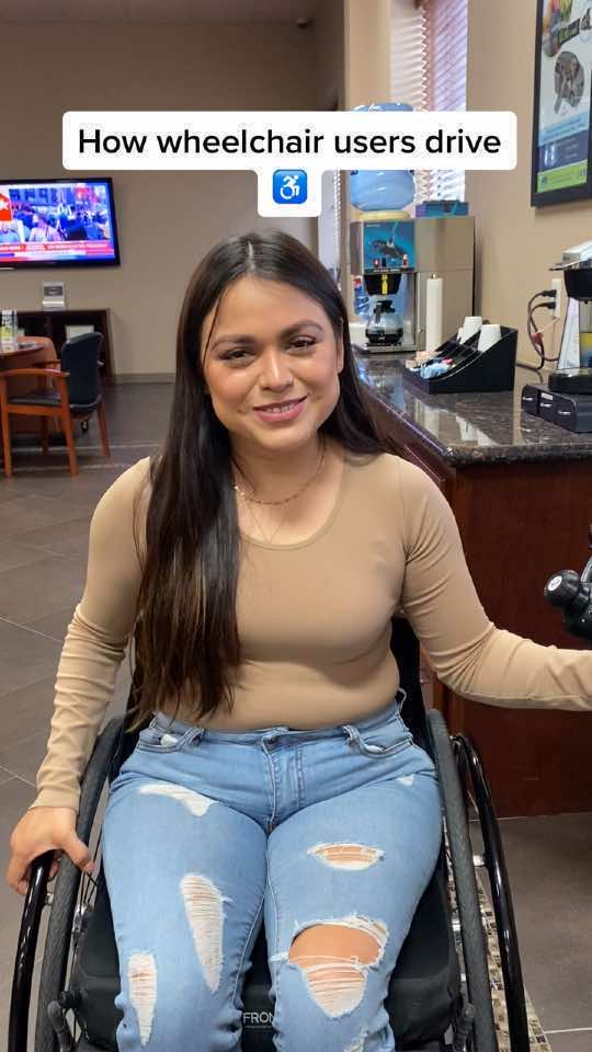 #fy #foryou #car #driving #wheelchair #fyp #adapt #fall ♿️♿️