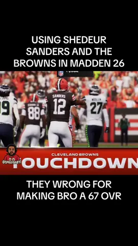 2PAC SHEDEUR MADDEN 26 #shedeursanders #clevelandbrowns #madden26 #qb1 