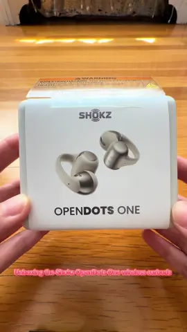I took these Shokz earbuds out for a run today, and they were great. The sound was great, and the ear clips feel comfortable and secure. A great choice for those who prefer open  -ear instead of in-ear earbuds.   Price: $199.95 Get yours: https://bit.ly/417D1IM #shokz #earbuds #earbudswireless  #unboxing #unboxingvideo 
