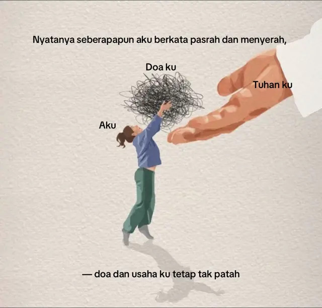Dan semua doa dan usaha yang ku langitkan, semoga Tuhan tak melewatkannya kali ini.  #quotes #quotestory #SelfCare #doa #menyerah 