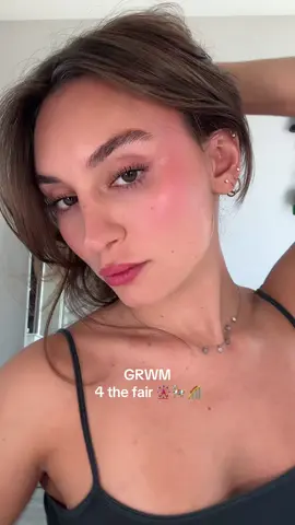 Lil makeup tut for the OC fair 🎟️🎡 Products: @Emi Jay hair clips @rhode skin glazing mist, glazing milk @MERIT Beauty spf, bronze balm @makeupbymario blush @Rare Beauty brow gel @Anastasia Beverly Hills brow wiz @ILIA Beauty mascara @Saie powder blush  @Laura Mercier powder 💋 #makeup #makeuptutorial #tutorial #grwm #getreadywithme #fair #glam #beauty #rhode #meritbeauty #iliabeauty #saiebeauty #smallcreator 