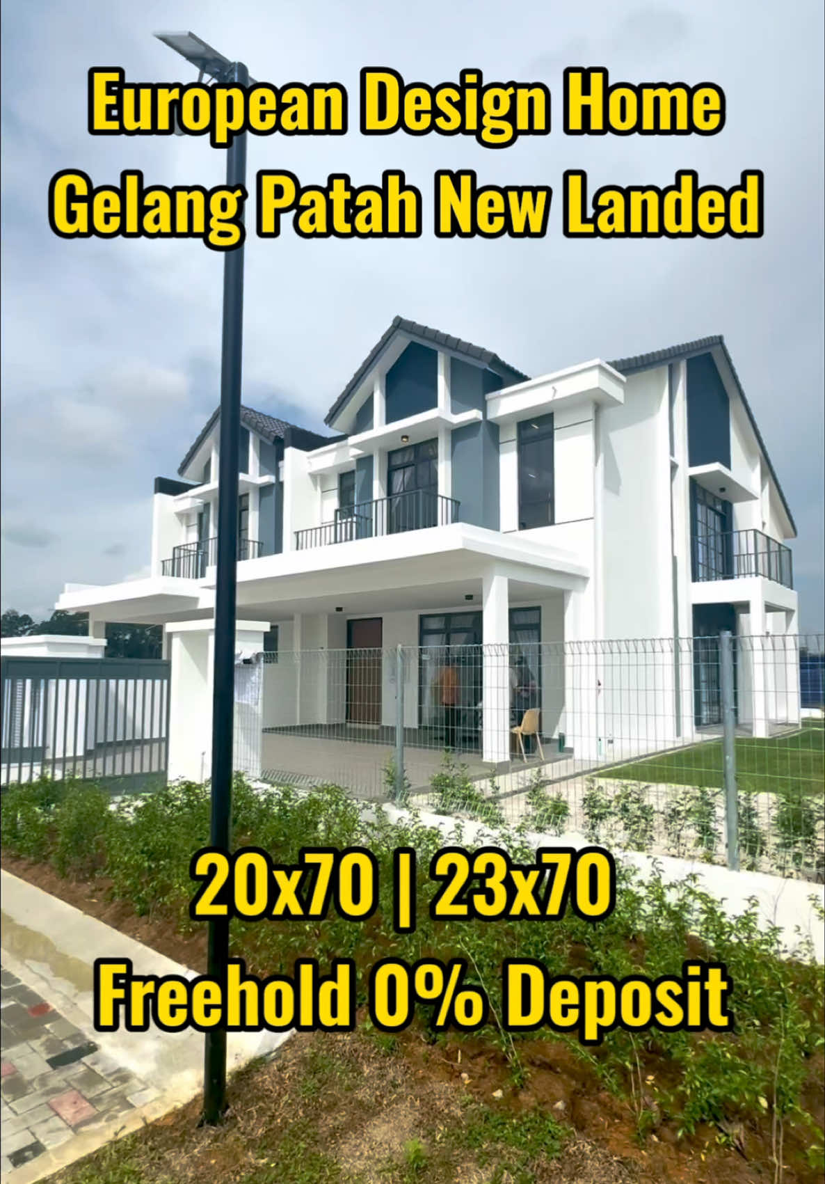🌳European Design Home🌳 📍Nearby Eco Botanic  Enjoy 0% Deposit Now 💰 ✅ Freehold  ✅ Individual Title  ✅ 4 rooms 4 baths  ✅ Free all lawyer fee and stamp duty  ✅ Free balcony  Kindly WhatsApp me to visit showroom  👩🏻‍💻Helanie ☎️016-7650950 #johorbahru #iskandarputeri #ecobotanic 