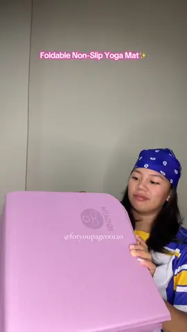 Foldable Non-Slip Yoga Mat✨ #yogamat #foldableyogamat 
