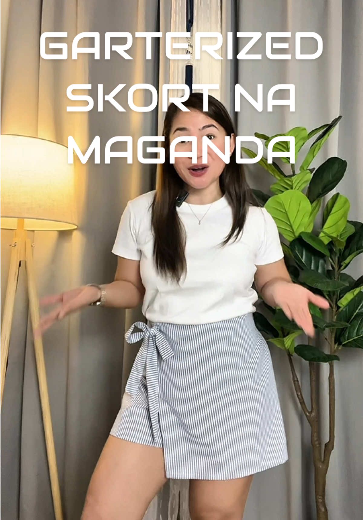 Replying to @REZ SKORT NA GARTERIZED NA PERFECT PANG-OOTD AT CLEAN GIRL AESTHETIC! #skort #skortoutfit 