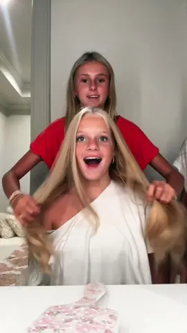 guys she likes it @hav💝 #fyp #highlights #extensions #hair #funny 