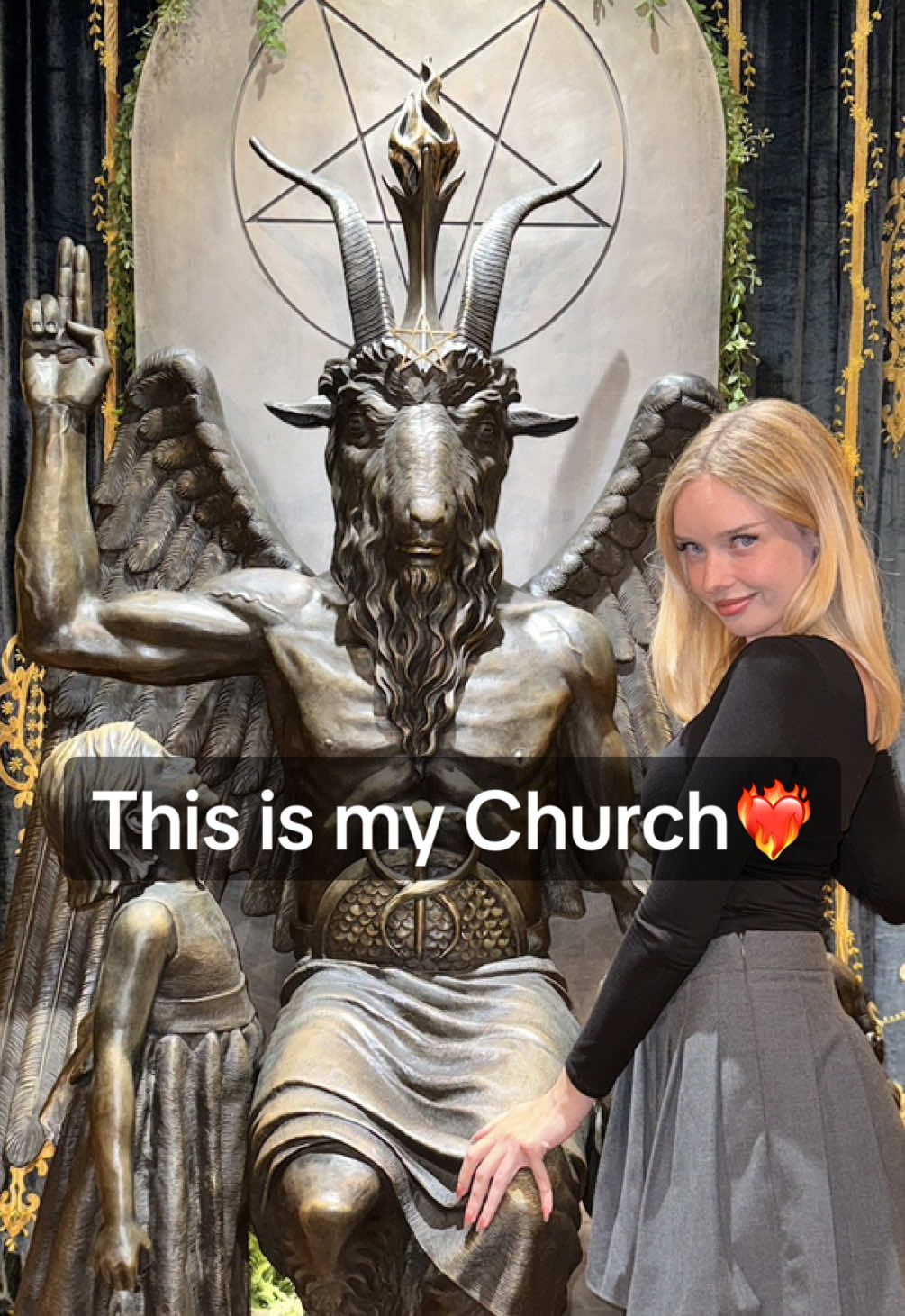 @Satanic Temple Salem @The Satanic Temple #tst #thesatanictemple #satanictemple #baphomet #satanicchurch 