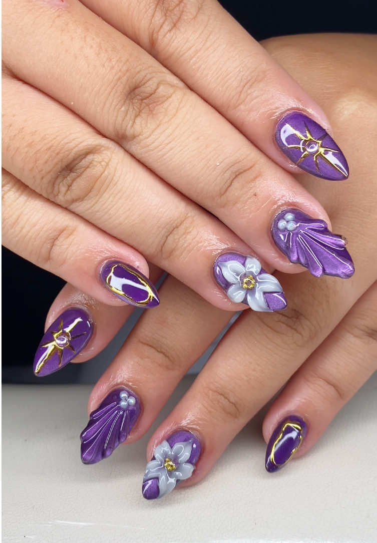 Stand out with the perfect pop of purple 💜💅 Book your appointment now! 📩 📍Tibag, Pulilan, Bulacan FB: Nails by Yuki Ig: @nails_by_y.u.k.i Tiktok: @nails_by_yuki #nails #softgelextensions #fyp #nailart  #naildesigns      