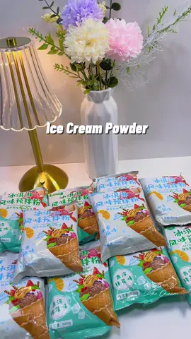 Ice cream powder #powdericecream #icecreampowder #easytomix #fyp #icecream 