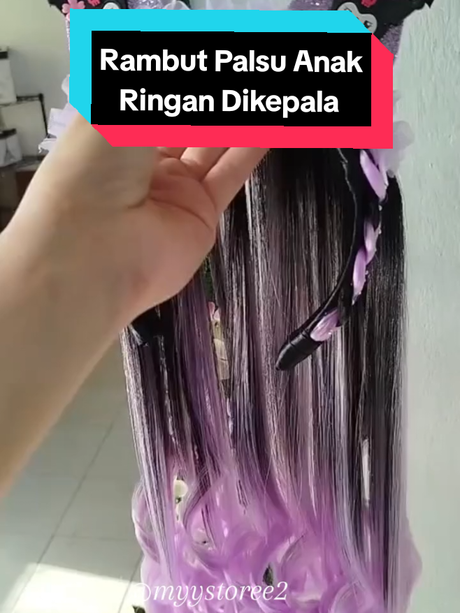 Rambut Palsu Anak #rambutpalsu #wig #hairclip #wiganak #hair 