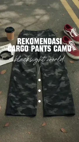 rekomendasi celana cargo camo 100rb an#celanacargo #cargopants #loosepants 