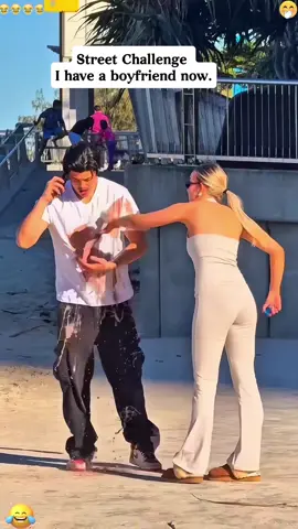 Street prank I have a boyfriend now,which is really embarrassing 😳😂#funny #funnyvideos #usa🇺🇸 #funnyprank #prankvideo #fyp #foryou 