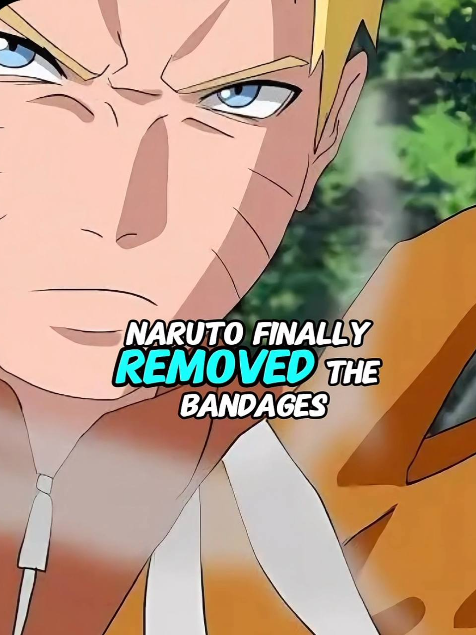 Naruto finally removed the bandages from his arm! - #kurama #narutouzumaki #borutotwobluevortex #naruto