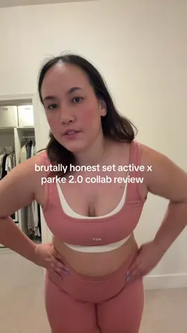 my brutally honest opinion of the set x parke 2.0 collab as a bigger girl #setactive #parke 
