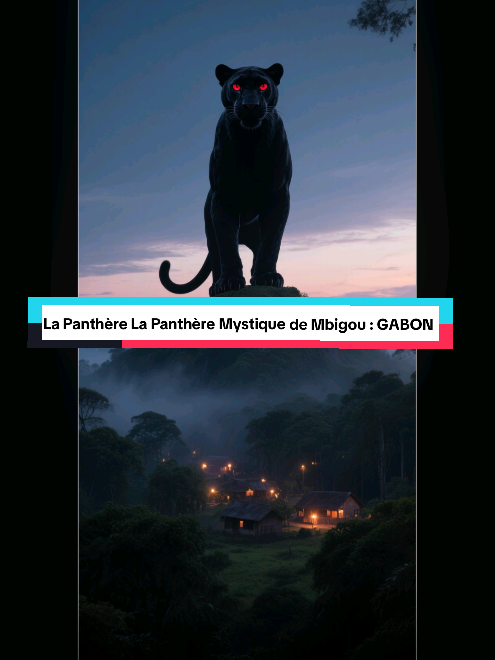 Réponse à @linda.binga  Au cœur de la Ngounié, au Gabon, une panthère aux yeux rouges apparaît toujours avant un drame. Pour les Mitsogho, ce n’est pas un animal ordinaire… mais l’âme d’un grand nganga Bwiti revenu protéger son peuple. Mythe ou vérité ? Une chose est sûre : quand elle se montre, le malheur n’est jamais loin. #PanthèreMystique #Mbigou #LégendeGabon  #Bwiti  #voixdelhistoire 