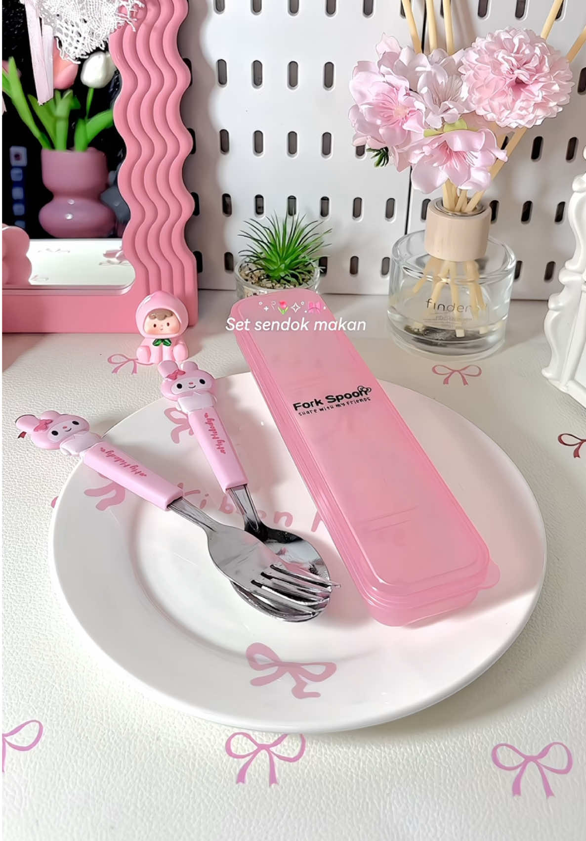 Set sendok makan anak karakter lucuk 🫶 #sendokset #sendokmakan #sendokanak #karakter #xybca 