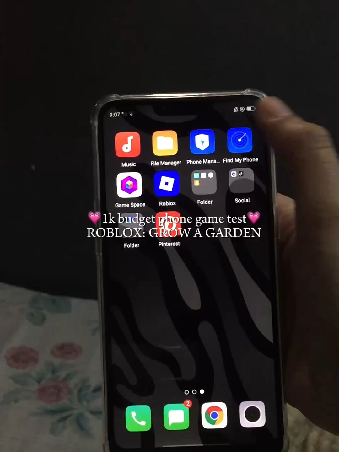 phone a3s game test roblox #budgetphone #fyp