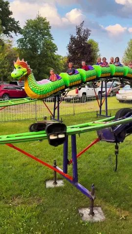 I am so glad the kids are okay . . But when those wheels flew by i lost it 🤣🤣🤣🤣🤣🤣🤣 (not my video) #ogemawcountyfair #michigan #rollercoaster #fy #fyp #children #dragon #extremethrills 