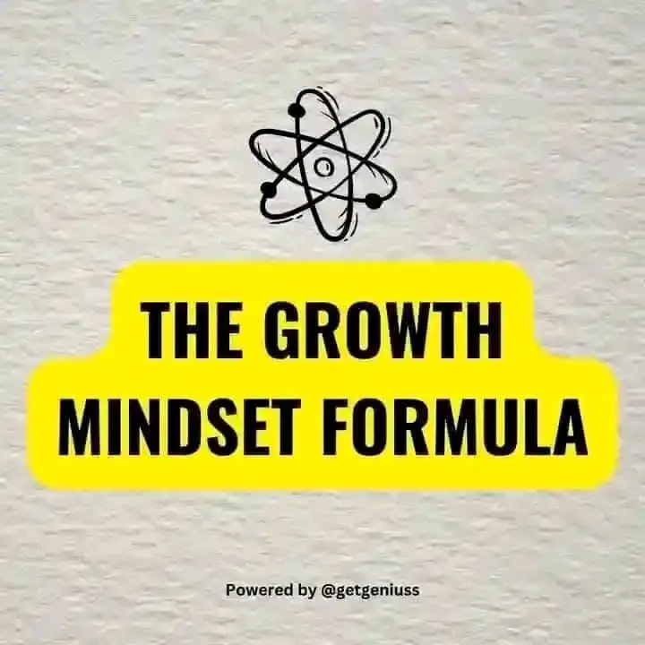 Most people stay stuck because they believe their abilities are fixed. But the truth is, your brain can grow, adapt, and rewire itself every single day. That’s the power of a growth mindset. 🌱 The Growth Mindset Formula is simple: 1️⃣ Believe you can improve. 2️⃣ Embrace challenges instead of avoiding them. 3️⃣ Learn from failure instead of fearing it. 4️⃣ Stay consistent, even when results are slow. When you shift your mindset from “I can’t” to “How can I?”, everything changes. 🚀 Your limits expand, your confidence grows, and you start creating the life you’ve always dreamed of. Remember: A fixed mindset limits you, but a growth mindset frees you. Choose growth today. 💡#growthmindset  #mindsetshift  #SelfImprovement  #fyp  #bettereveryday 