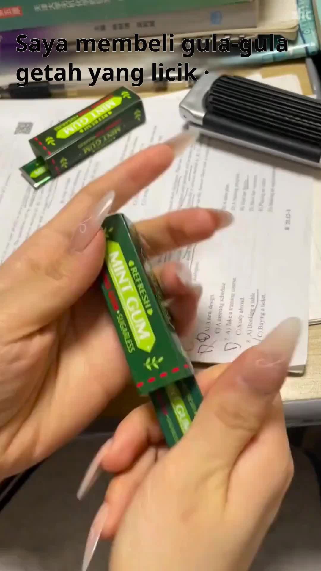 Kids Safe Fake Gum Toy - Soft Rubber Roach Prank for Halloween (Non-Toxic) 