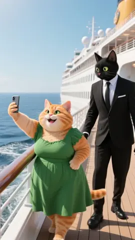 #Cartoon #fatorangecat #cutecat 