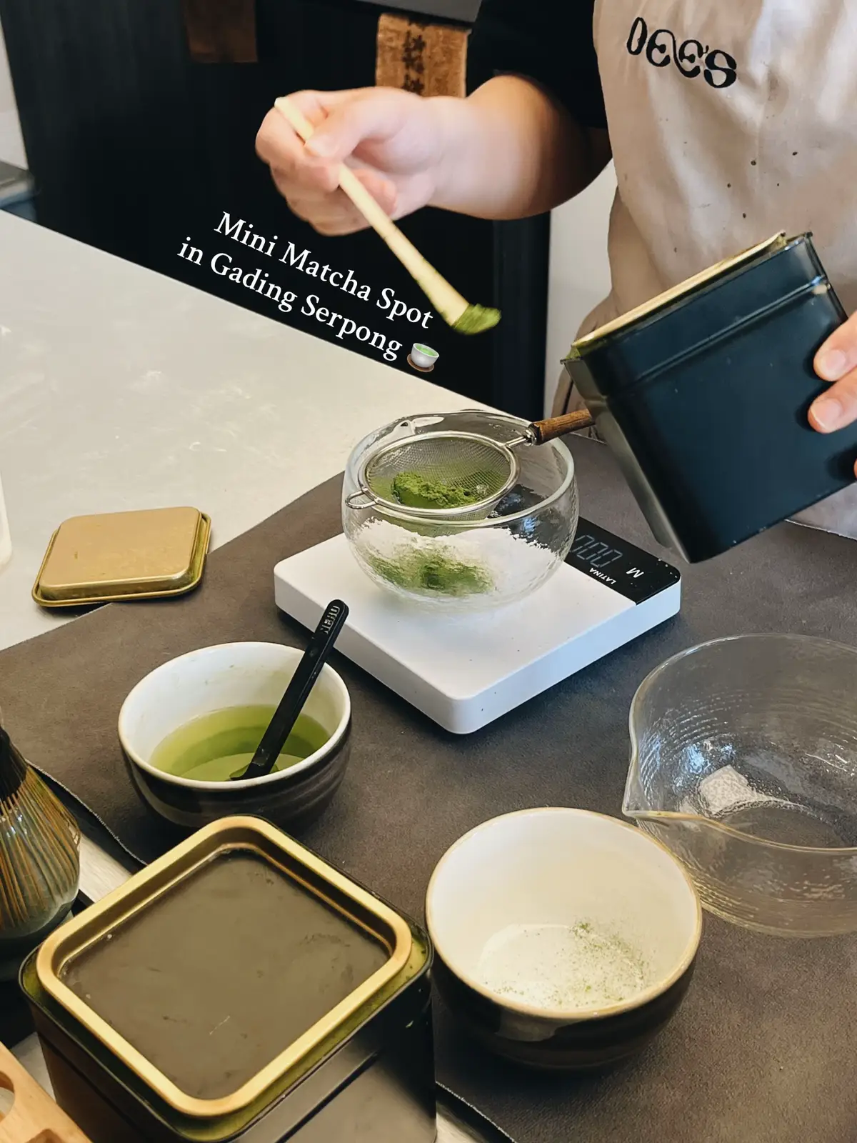 enaak matchanya ga terlalu pait 😋 📍Dee’s Coffee & Eatery, Maggiore Grande, Gading Serpong #matcha #gadingserpong #placetogo #fyp #tangerang 