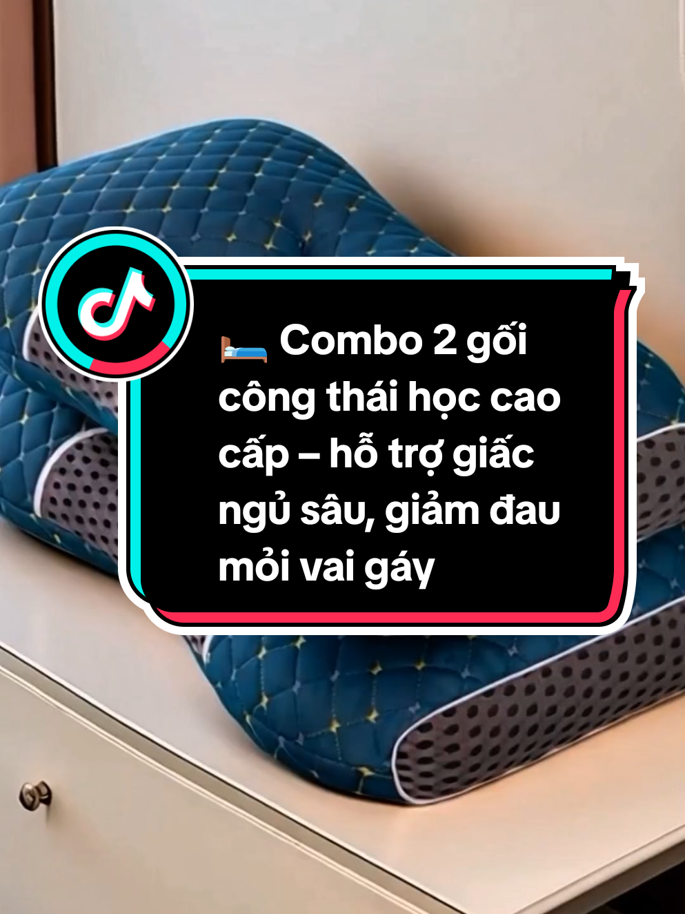 🛏️ Combo 2 gối công thái học cao cấp – hỗ trợ giấc ngủ sâu, giảm đau mỏi vai gáy 👉 Giá siêu ưu đãi chỉ 75K/2 chiếc #GoiCongThaiHoc #GoiNguThoangKhi #GoiGiamDauMoi #ChamSocSucKhoe #NguNgon 