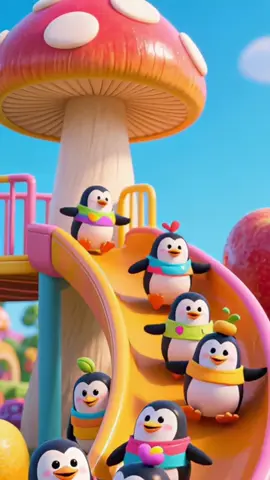 Cùng chơi cầu trượt #hoathinhchobe #cartoonforkids #kidsoftiktok #nhacthieunhi #kidscartoon 