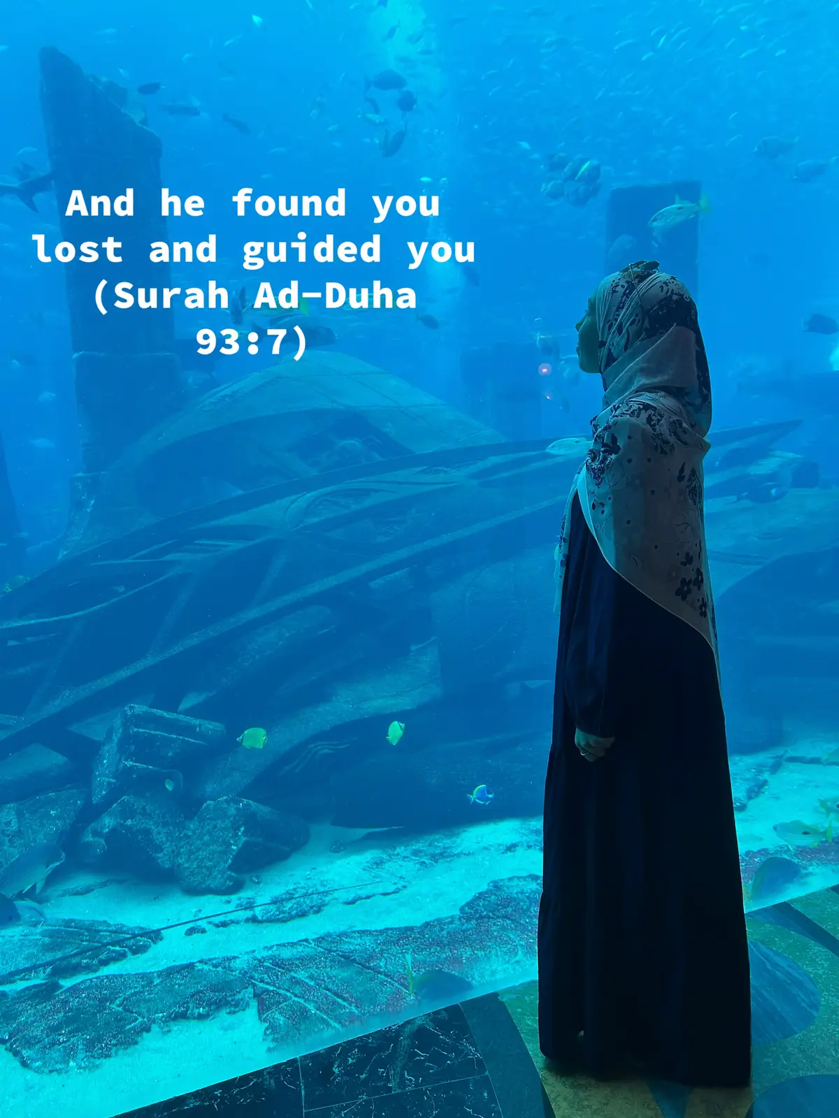 One of my favourite quotes from The Quran and one that definitely resonates with all the reverts. Before Islam I definitely felt lost and Alhamdulilah Allah guided me to the right path ❤️  #muslimrevert #muslimtiktok #surahalduha #andhefoundyoulostandguidedyou #fyp 