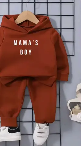 Mama’s Boy Hoodie and Jogger Set baby & toddler outfit terno #ternoset #forkids #fyp #foryou 