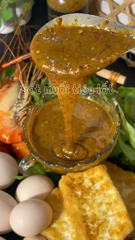 Quên muối ớt xanh ớt đỏ gì đó đi, đây mới là cái loại nước chấm cần cho mọi người nè, nước chấm sốt muối tiêu lốt chấm cái gì cũng ngon #xuhuong #muoitieulop #sotmuoitieulot #thichcay #@bepnhangan94