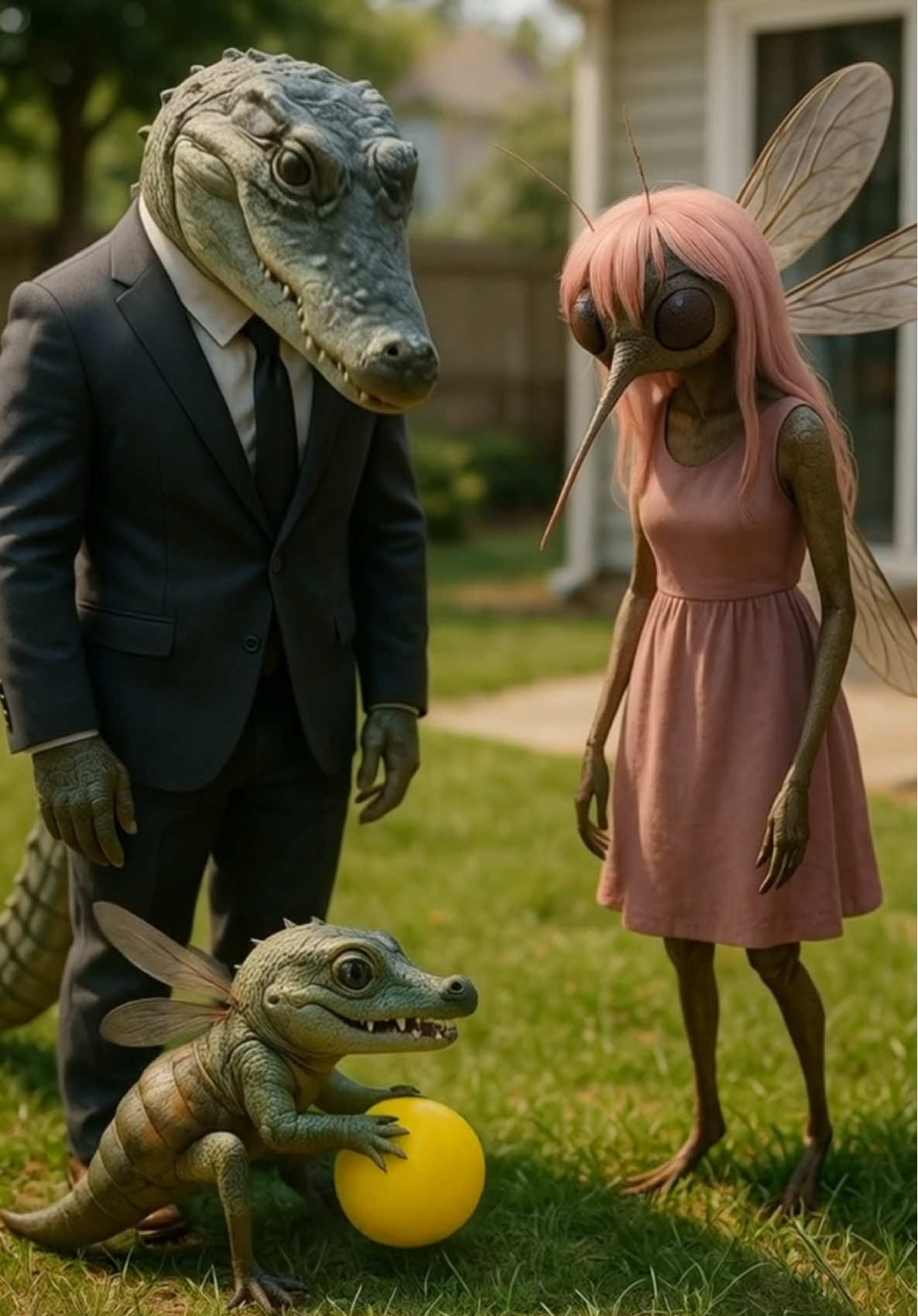 AI nyamuk sedih gagal melamar sang pujaan hati part 3 @Hailuo AI (MiniMax) #hailuoai #minimax #hailuo02 #mosquito #crocodile 