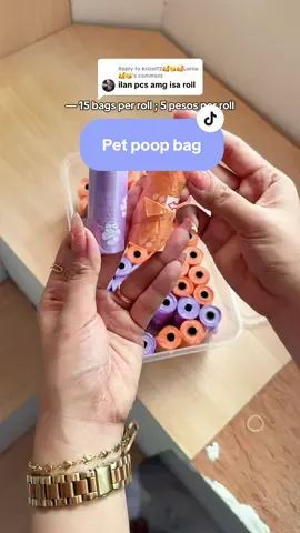 Replying to @krizel12🥰😘🥰Lorne🥰😘 price may change after this video is posted #petgarbagebag #petpoopbag #poopbag #pettrashbag #dogpoopbagdispenser 
