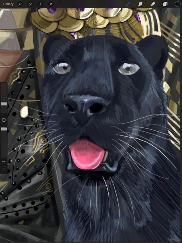 How to draw a cat *leopard* #arttok #illustration 