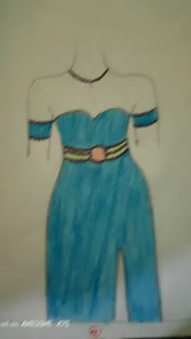 From paper to runway 👗 #FashionDesign #SketchToReality #DesignerLife #ethiopian_tik_tok  #CreativeProcess 