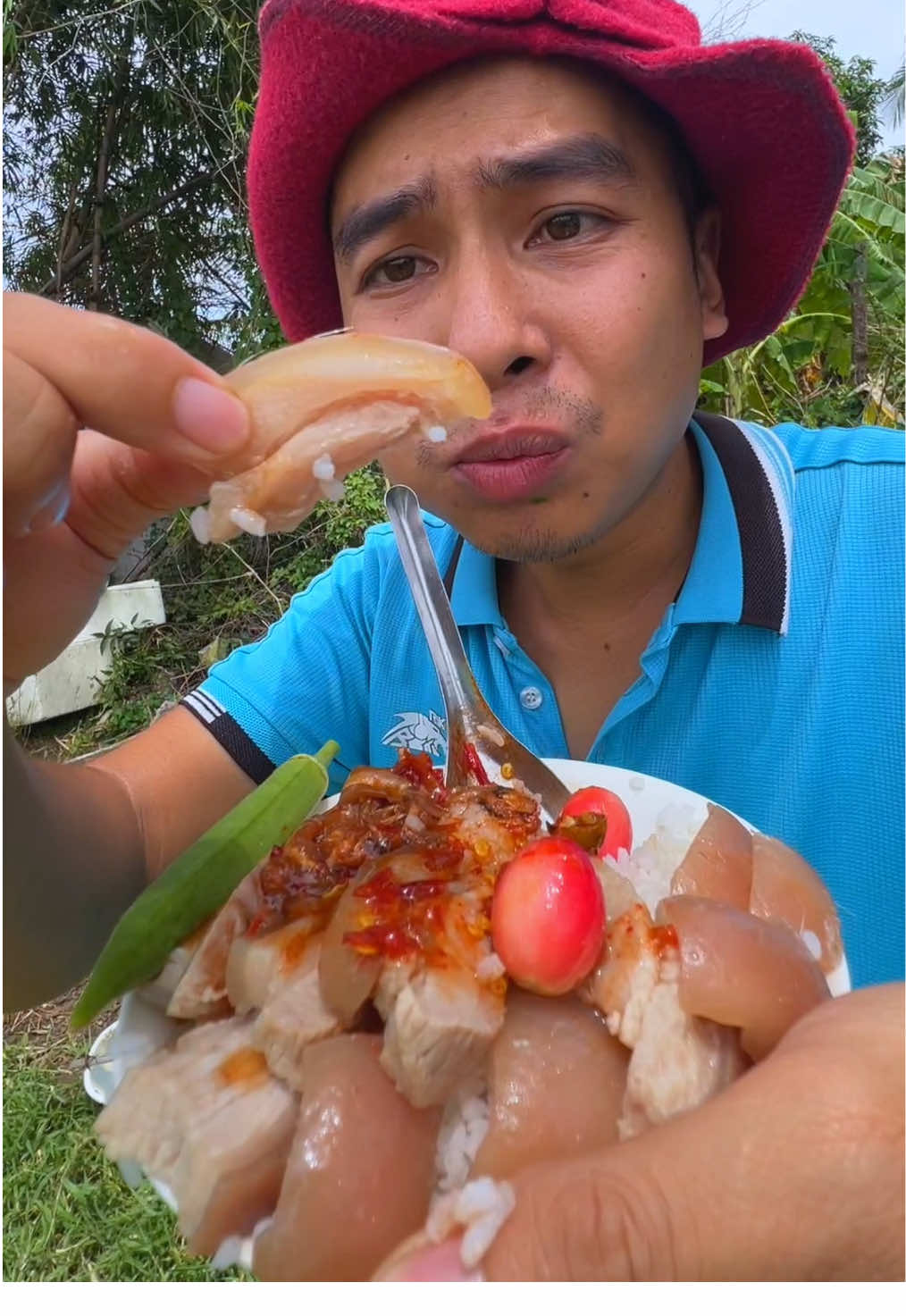 Da heo luộc ăn cơm mắm nêm Phan Rang #buithanhhung #buithanhhungbth85 #mamnemphanrang 