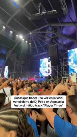 Puff… no encuentro descripción para este momento vivido hace unos minutos amaneciendo con @originalpepo en @aquasellafest Pelos de punta aún… #djpepo #aquasella #aquasellafest #technodj