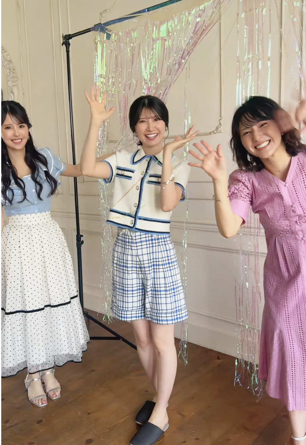 先輩たちと踊ってみた🩵@白井ゆかり｜ウェザーニュース @駒木結衣｜ウェザーニュース  #ぴゅあいんざわーるど #お天気キャスター #ウェザーニュース  #ウェザーニュースキャスター