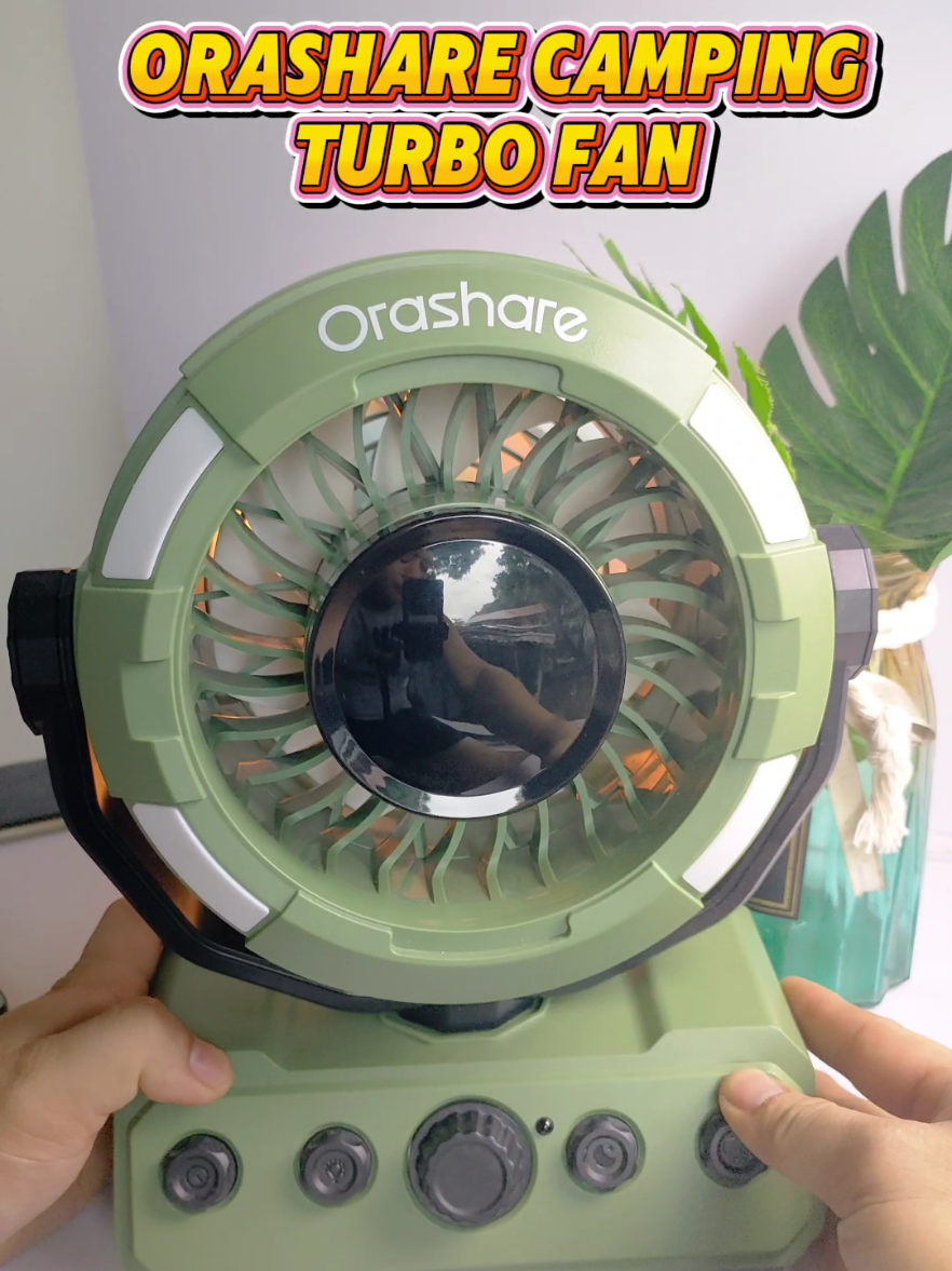 Hindi kana maiinitan lalo na pag mag cacamping kayo, pwede rin gamitin pag brownout #orashare #orasharecampingfan #campingfan #fan #trending 