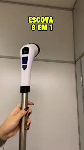 Escova 9 Em 1 Recarregável De Limpeza Ajustável Janela Banheiro E Cozinha #escovadelimpeza #fachina #arrumandoacasa #limpeza #foryoupage 