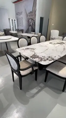 DINING TABLE > Nak Brapa Seatar..? 1+6>1+8>1+10 Semua DH Ada kami✅ #diningtable #tv #sofa #bedroom #tilam  @BAHAGIA FURNITURE GALLERY™ 