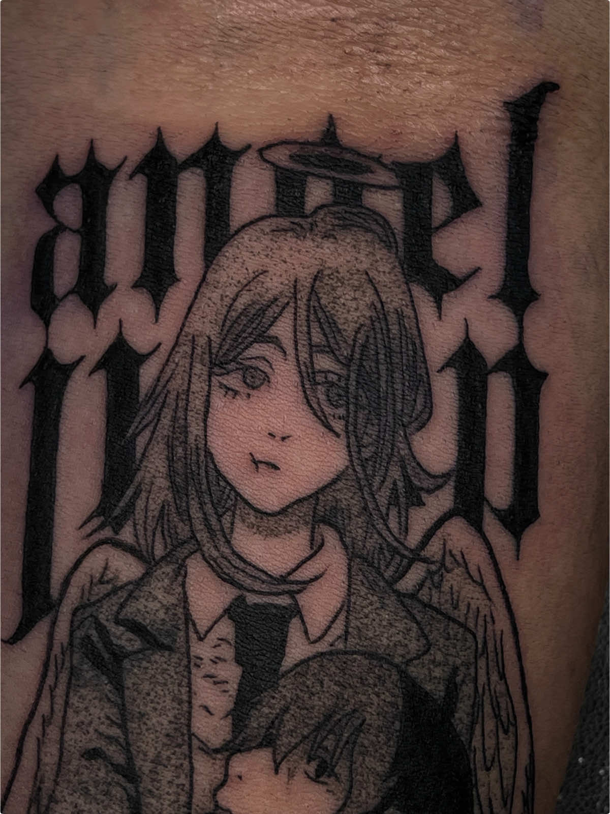 angel lıʌǝp #chainsawmananime #angeldevil #akiangel #animetattoo 
