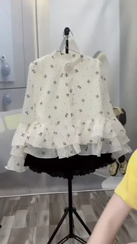 sét áo tay loe bèo mix chân váy #xuhuongtiktok #tiktok #thinhhanh #xuhuong #setboxinh