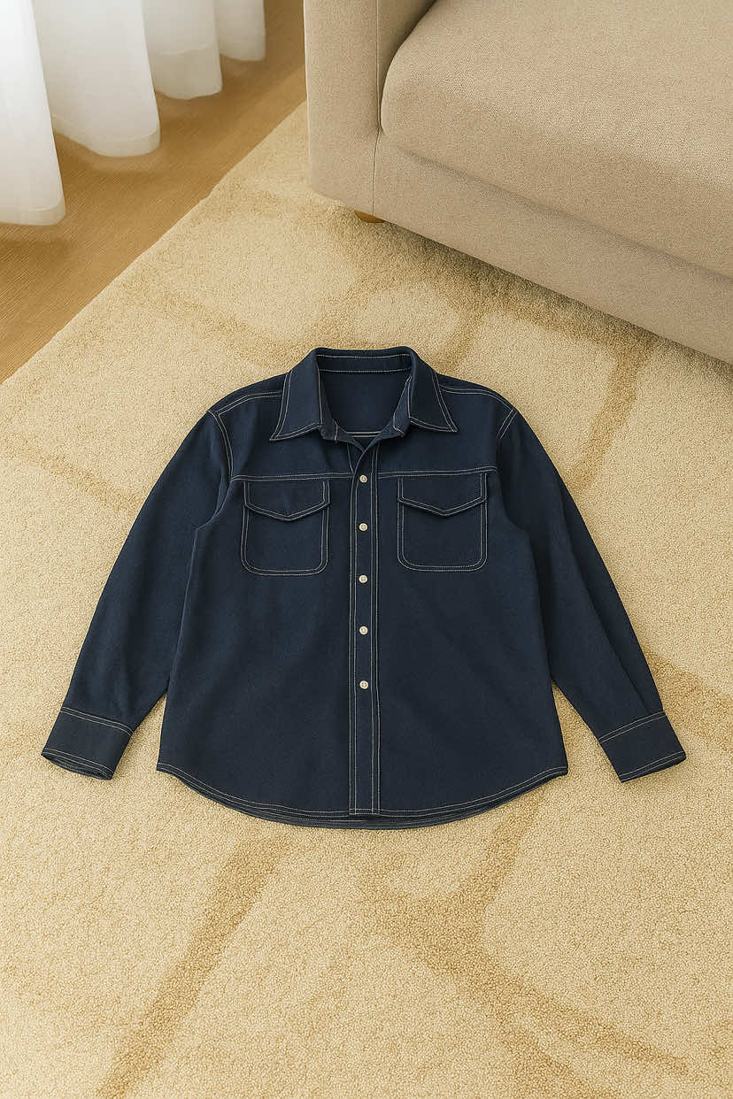 ALOHA 2103 - Keyla Linen List #kemejaoversize #kemejawanita 